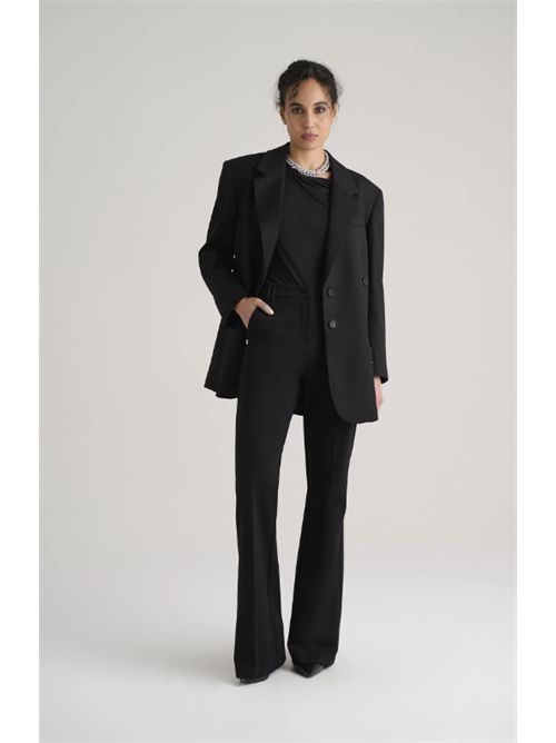 Blazer lungo asimmetrico Manila Grace MANILA GRACE | G076PUME001
